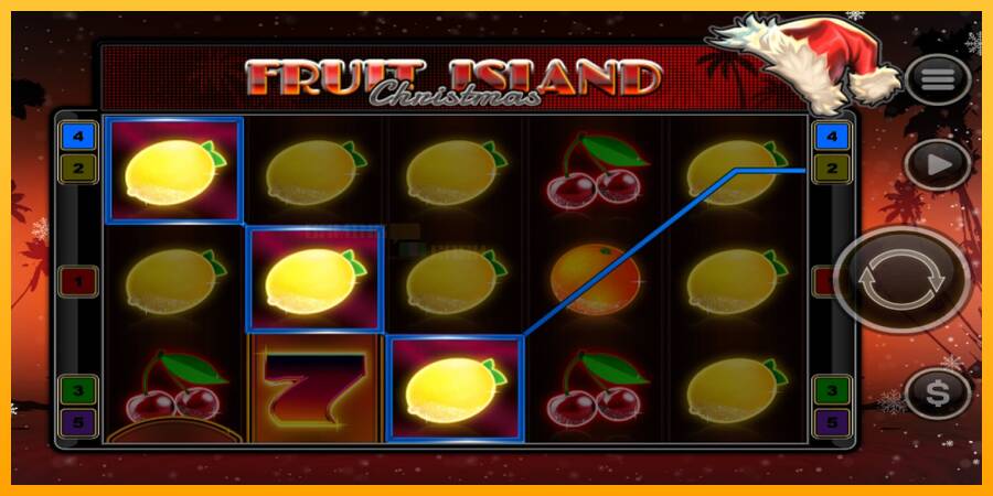 Fruit Island Christmas игрална машина за пари, снимка 3