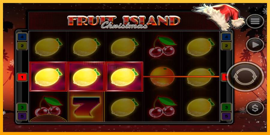 Fruit Island Christmas игрална машина за пари, снимка 4