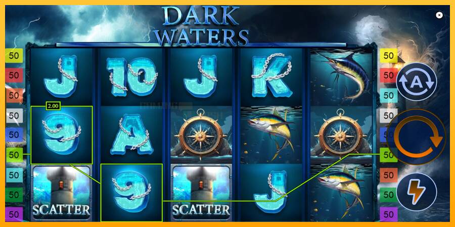 Dark Waters игрална машина за пари, снимка 3