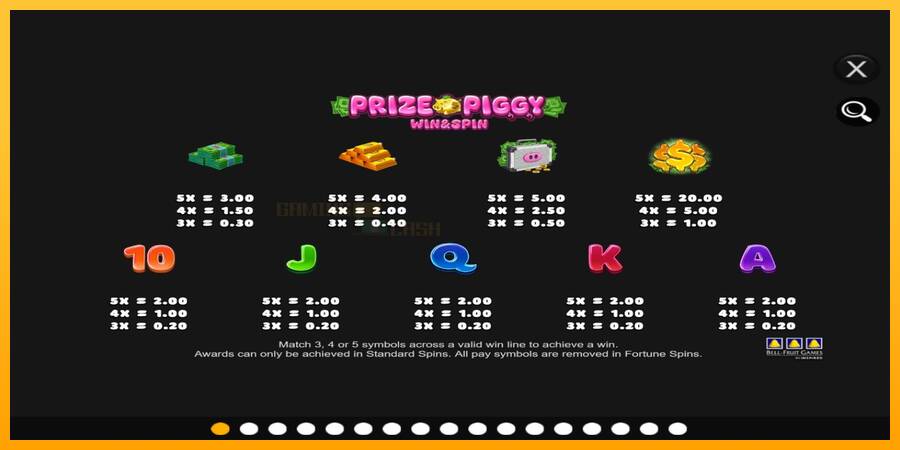 Prize Piggy Win & Spin игрална машина за пари, снимка 4