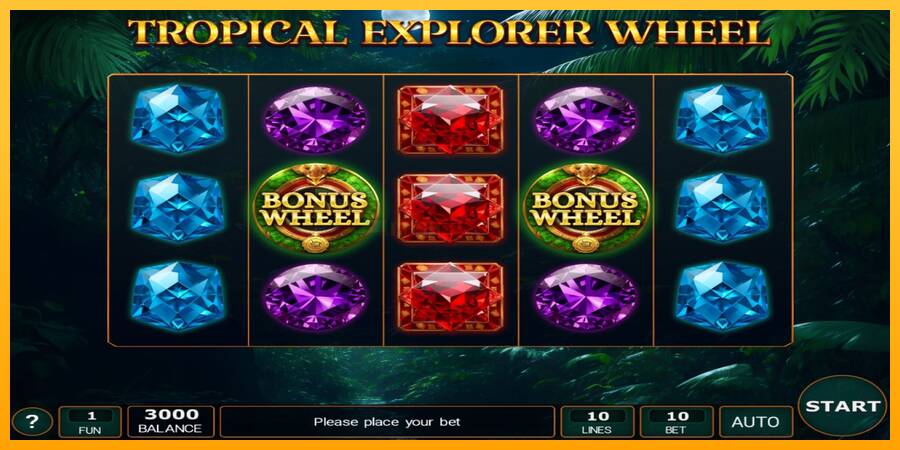 Tropical Explorer Wheel игрална машина за пари, снимка 1