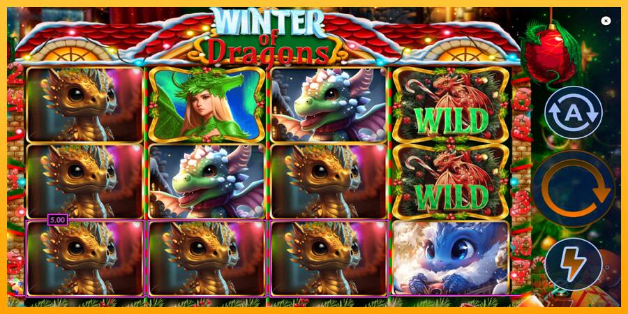 Winter of Dragons игрална машина за пари, снимка 3