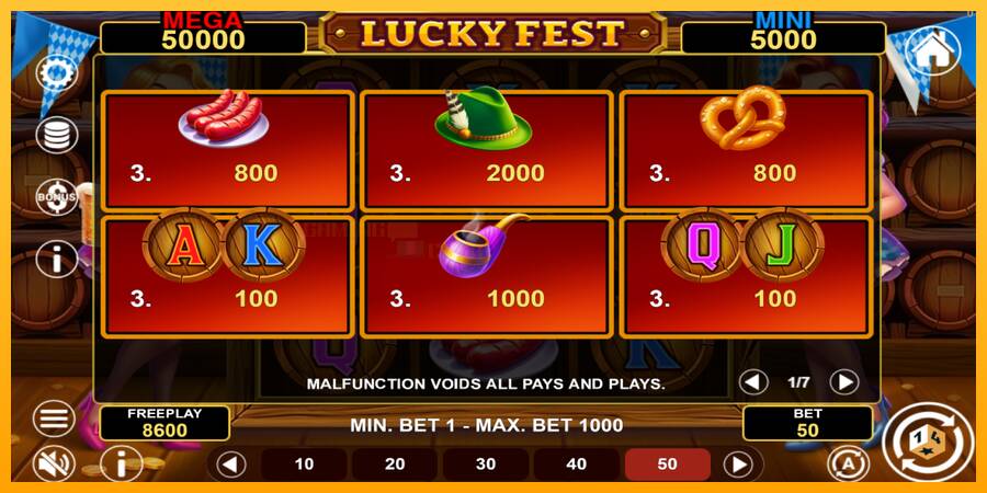 Lucky Fest Hold & Win игрална машина за пари, снимка 5