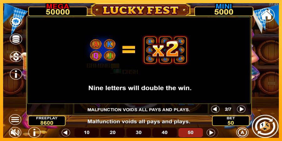 Lucky Fest Hold & Win игрална машина за пари, снимка 6