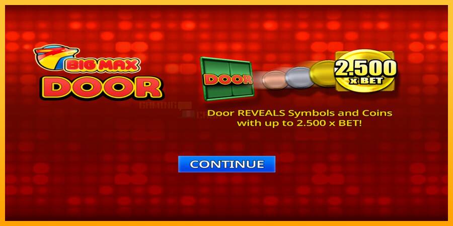 Big Max Door игрална машина за пари, снимка 1