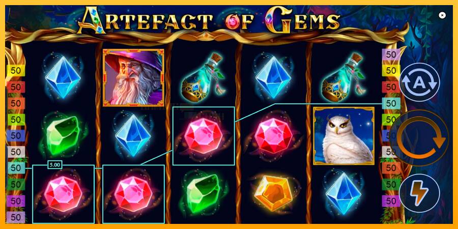 Artefact of Gems игрална машина за пари, снимка 3