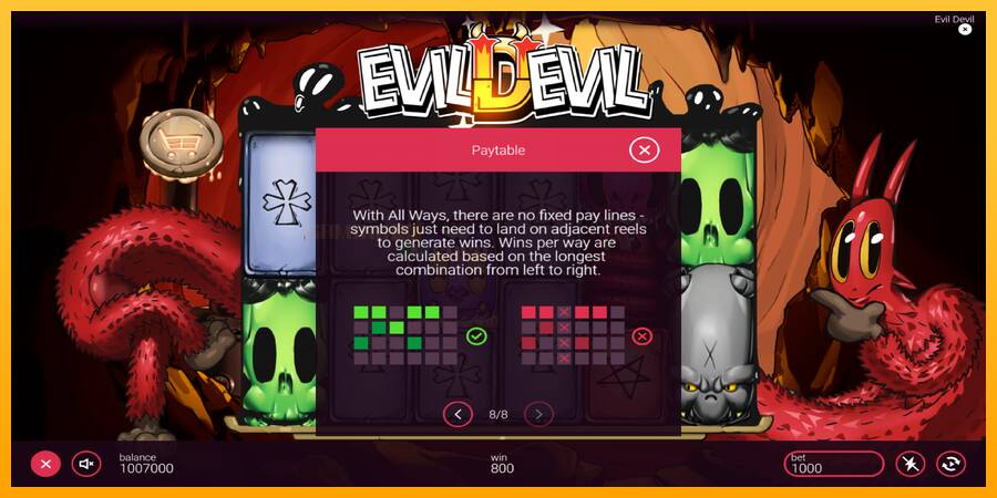 Evil Devil игрална машина за пари, снимка 7