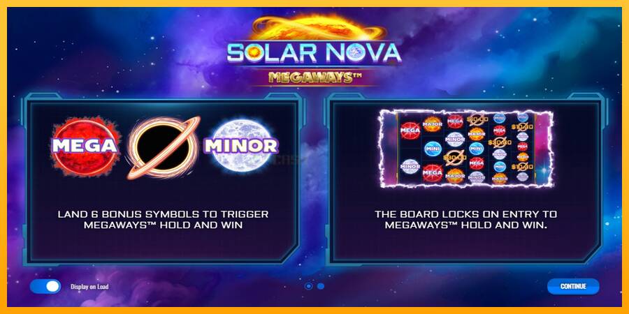 Solar Nova Megaways игрална машина за пари, снимка 1