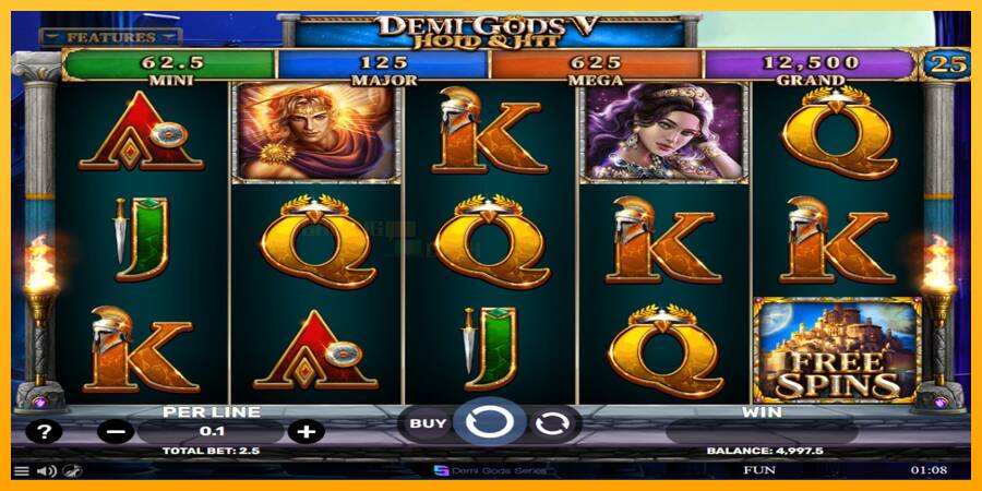 Demi Gods V Hold & Hit игрална машина за пари, снимка 2