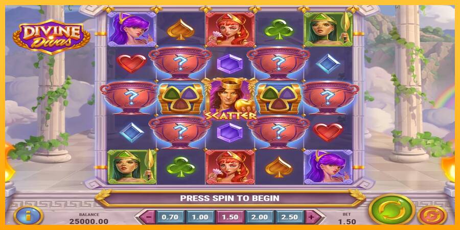 Divine Divas игрална машина за пари, снимка 1