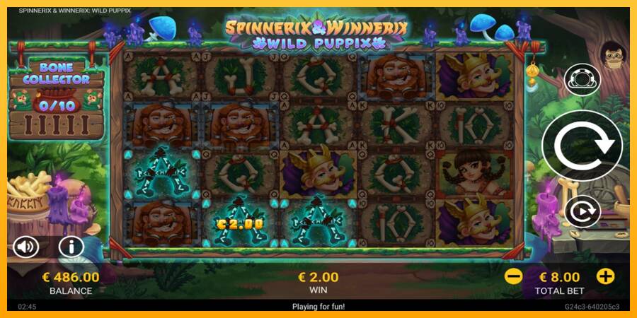 Spinnerix & Winnerix: Wild Puppix игрална машина за пари, снимка 3