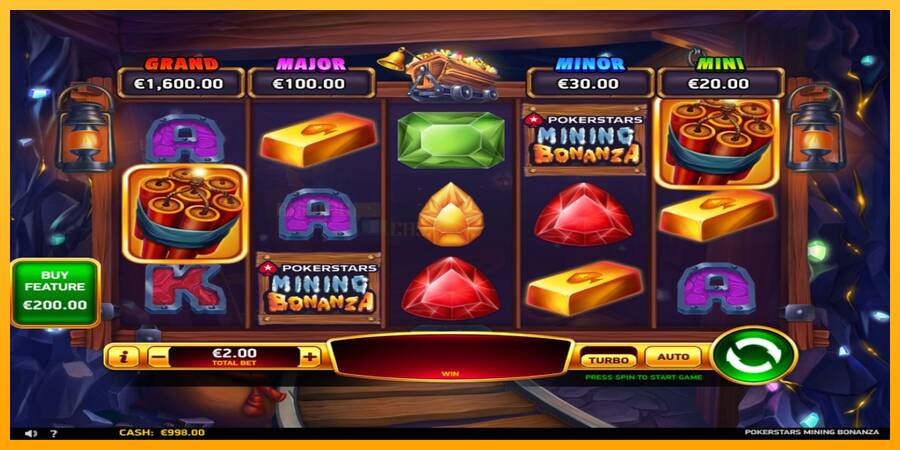 Pokerstars Mining Bonanza игрална машина за пари, снимка 2