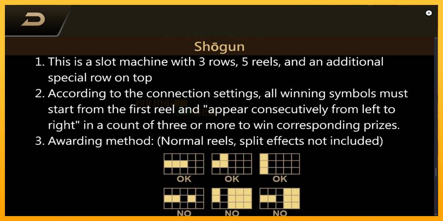 Shogun игрална машина за пари, снимка 7