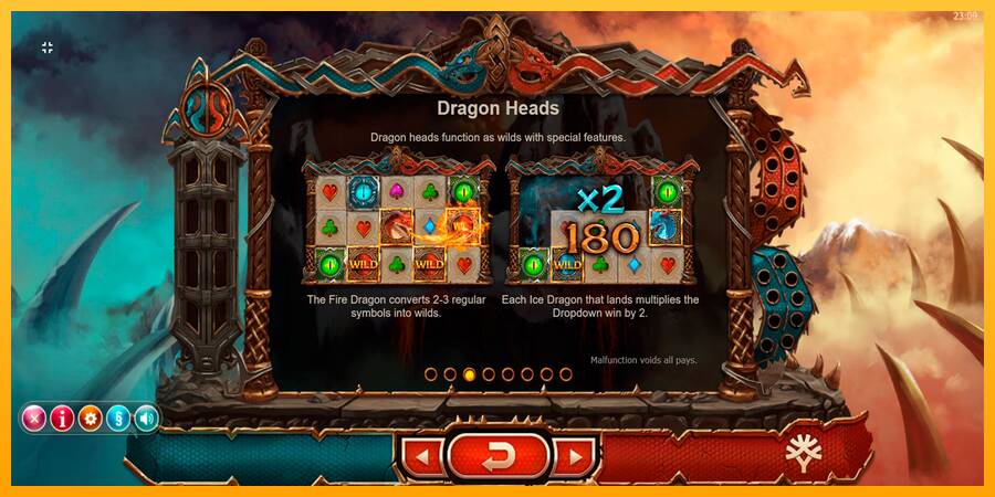 Double Dragons игрална машина за пари, снимка 3