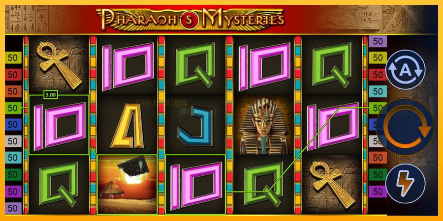 Pharaohs Mysteries игрална машина за пари, снимка 2