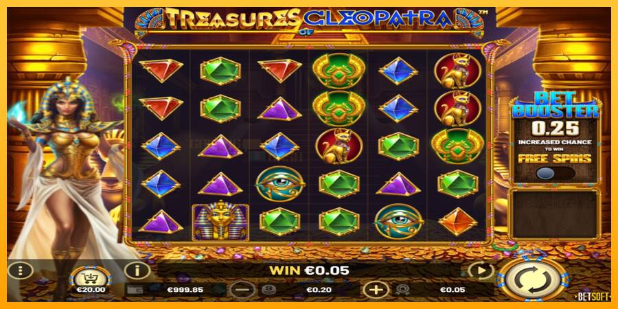 Treasures of Cleopatra игрална машина за пари, снимка 1