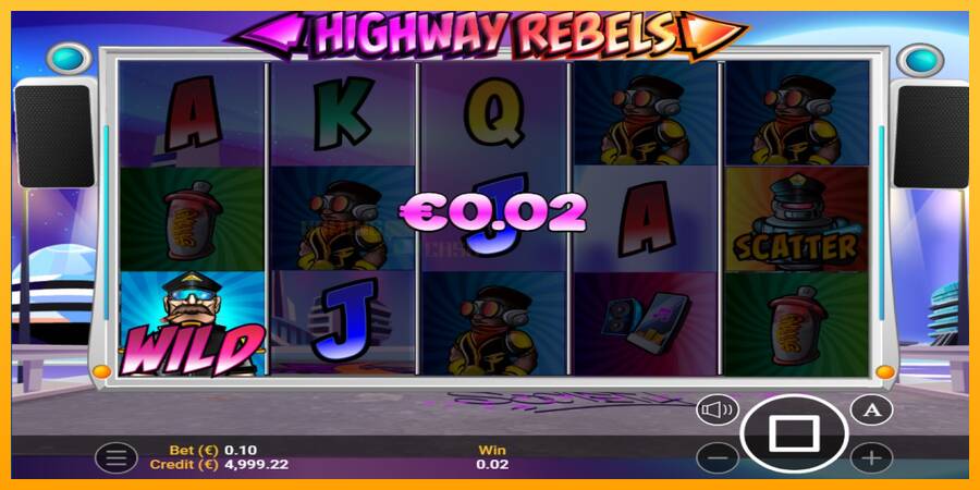 Highway Rebels игрална машина за пари, снимка 3