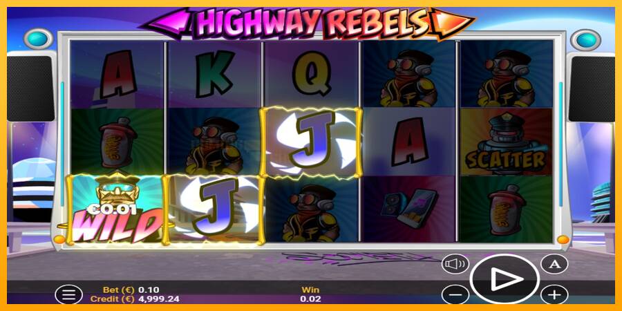 Highway Rebels игрална машина за пари, снимка 4