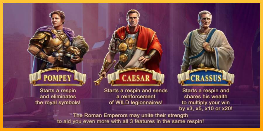 Roman Emperors игрална машина за пари, снимка 5