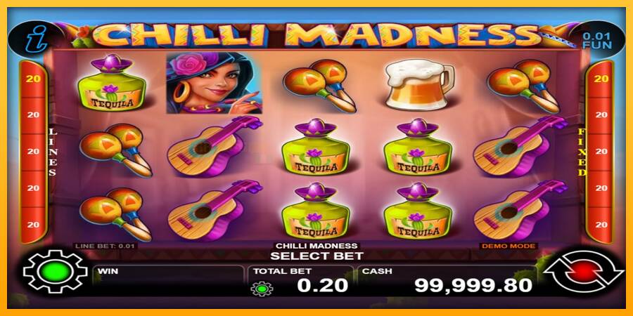 Chilli Madness игрална машина за пари, снимка 1