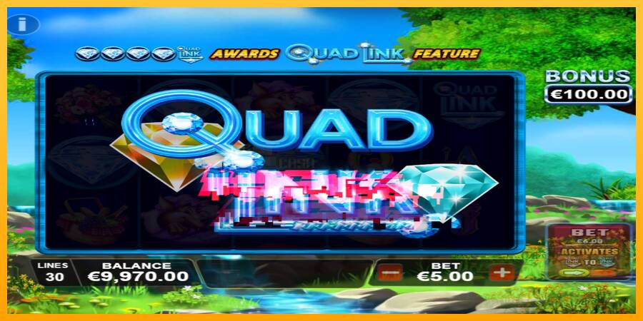 Quad Link Red игрална машина за пари, снимка 2