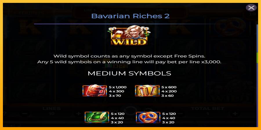 Bavarian Riches 2 игрална машина за пари, снимка 6