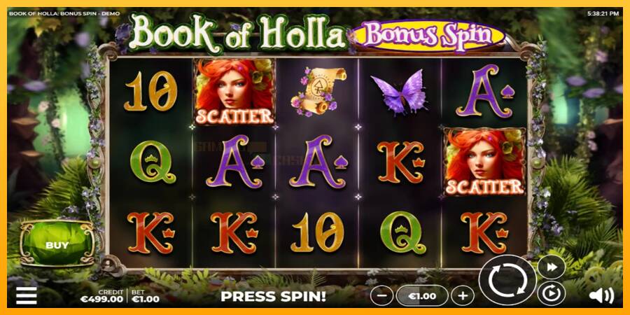 Book of Holla: Bonus Spin игрална машина за пари, снимка 2