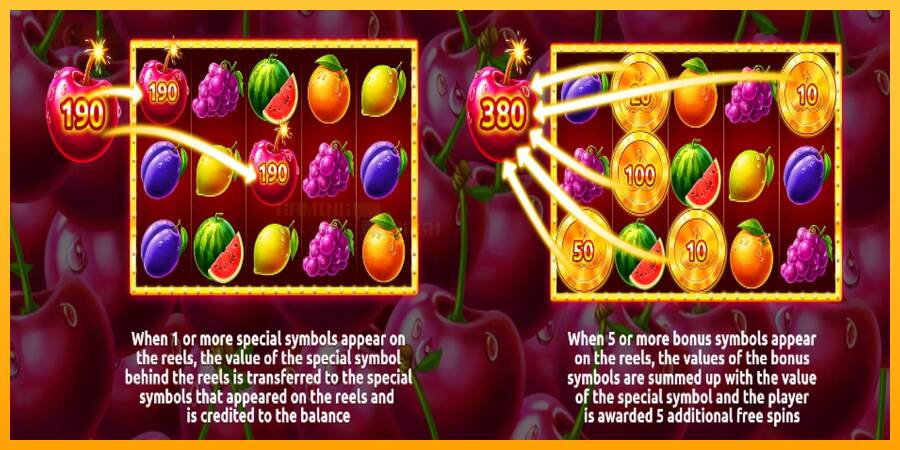 Cherry Boom игрална машина за пари, снимка 5