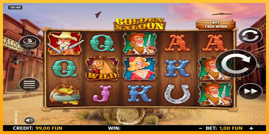 Golden Saloon игрална машина за пари, снимка 2