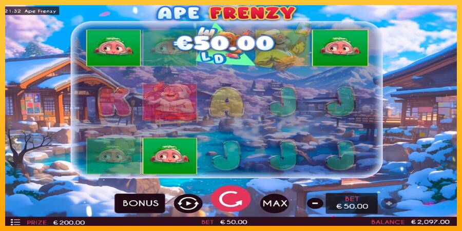 Ape Frenzy игрална машина за пари, снимка 3