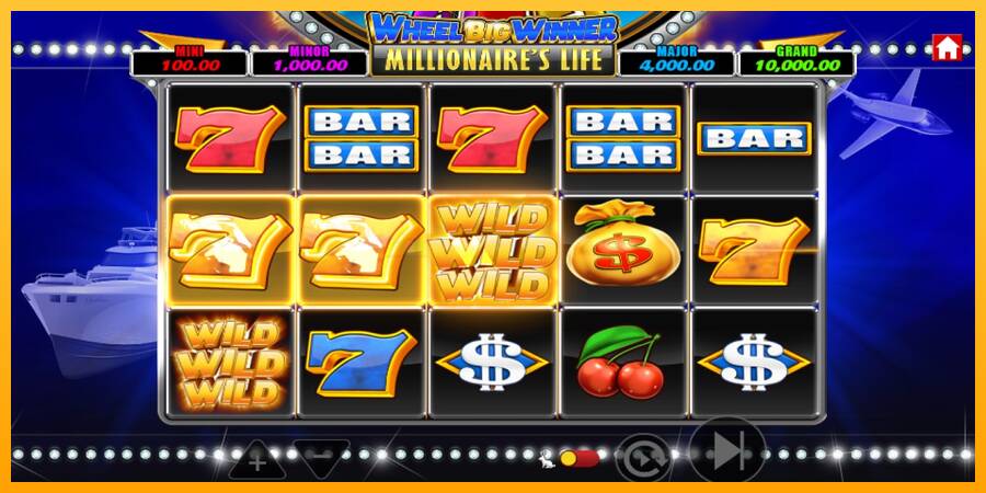 Wheel Big Winner Millionaires Life игрална машина за пари, снимка 4