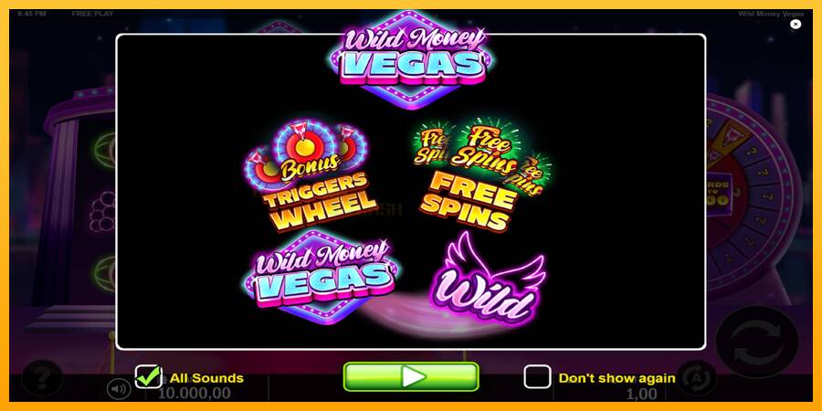 Wild Money Vegas игрална машина за пари, снимка 1