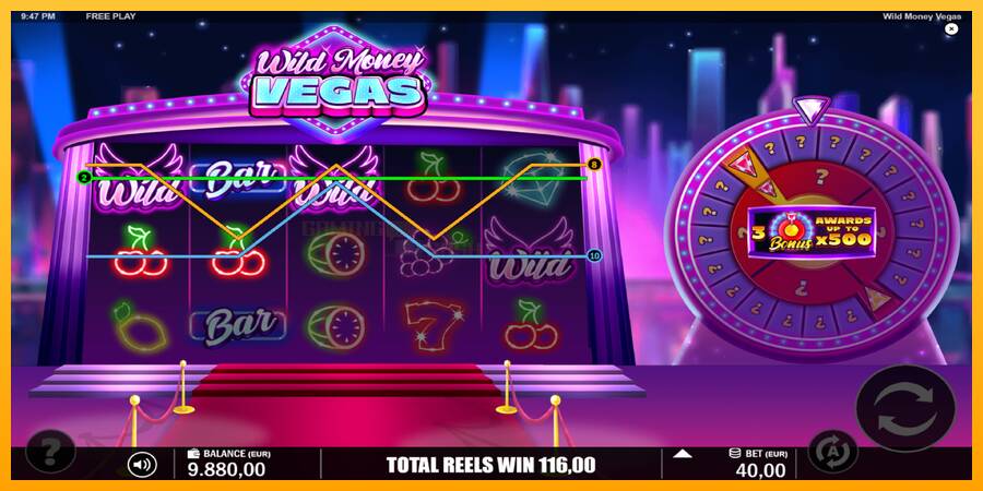 Wild Money Vegas игрална машина за пари, снимка 3