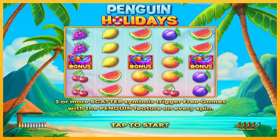 Penguin Holidays игрална машина за пари, снимка 1