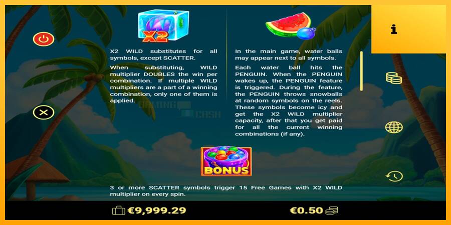 Penguin Holidays игрална машина за пари, снимка 5