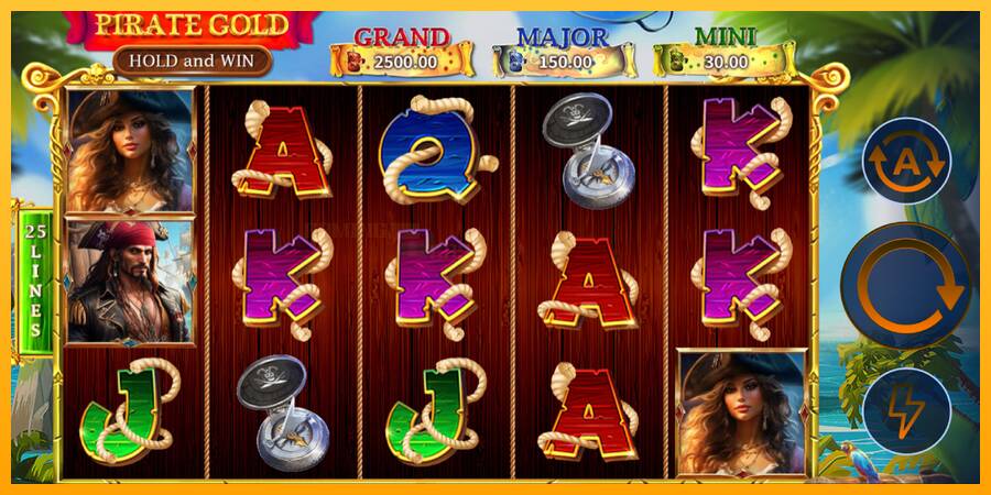 Pirate Gold Hold and Win игрална машина за пари, снимка 2