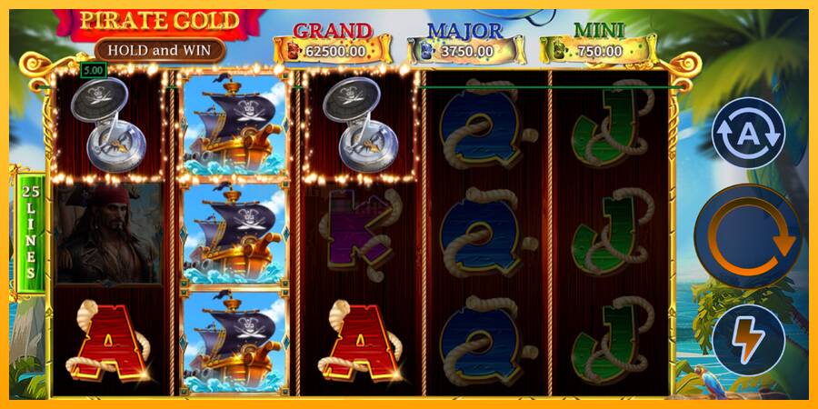 Pirate Gold Hold and Win игрална машина за пари, снимка 3