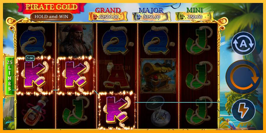 Pirate Gold Hold and Win игрална машина за пари, снимка 4