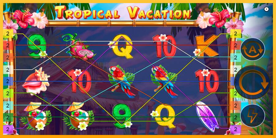 Tropical Vacation игрална машина за пари, снимка 1