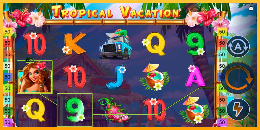 Tropical Vacation игрална машина за пари, снимка 2