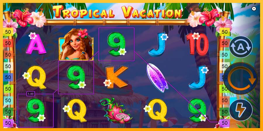 Tropical Vacation игрална машина за пари, снимка 4