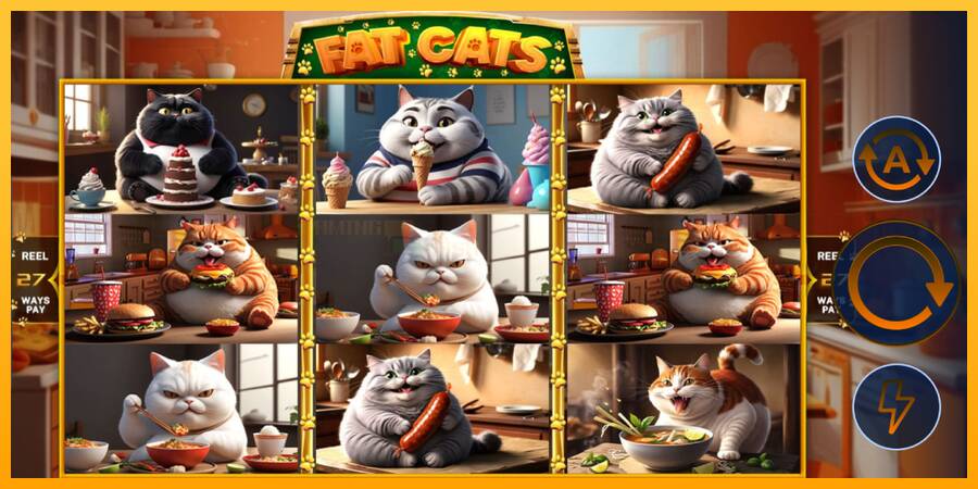 Fat Cats игрална машина за пари, снимка 2