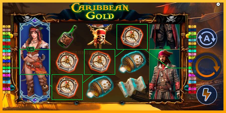 Caribbean Gold. игрална машина за пари, снимка 3