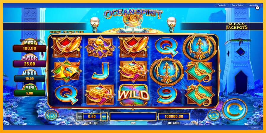 Ocean Spirit MegaJackpots игрална машина за пари, снимка 3