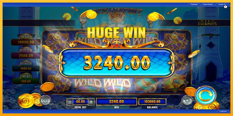 Ocean Spirit MegaJackpots игрална машина за пари, снимка 4