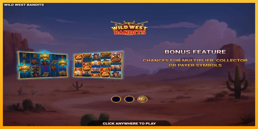 Wild West Bandits игрална машина за пари, снимка 1