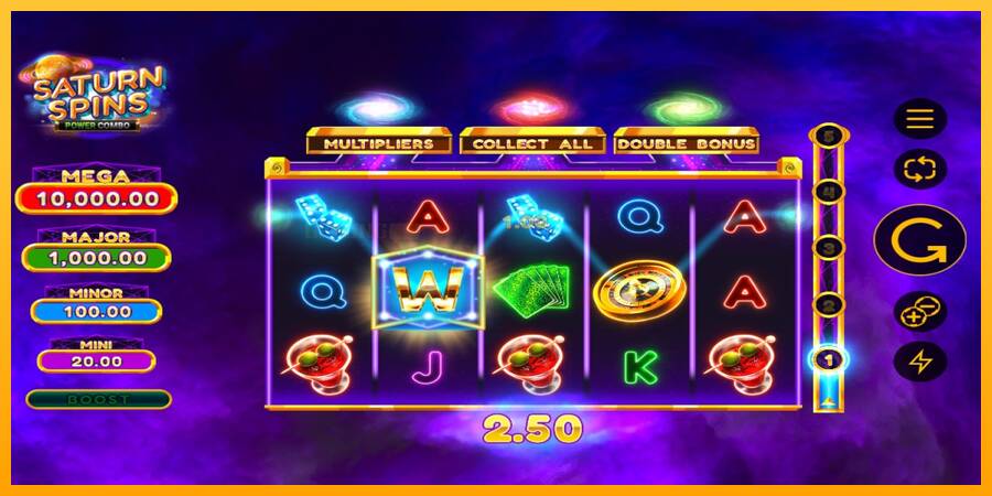 Saturn Spins Power Combo игрална машина за пари, снимка 2