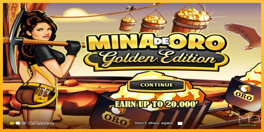 Mina de Oro Golden Edition игрална машина за пари, снимка 1