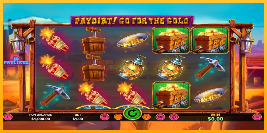 Paydirt! Go for the Gold игрална машина за пари, снимка 1