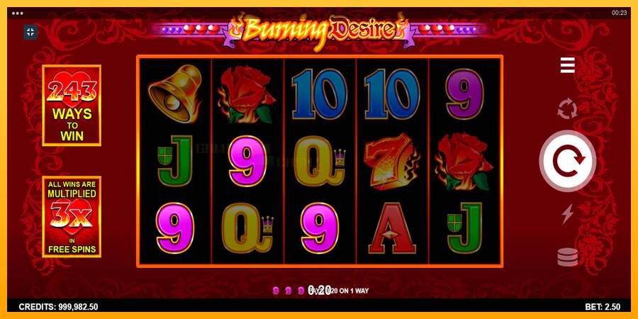 Burning Desire игрална машина за пари, снимка 5